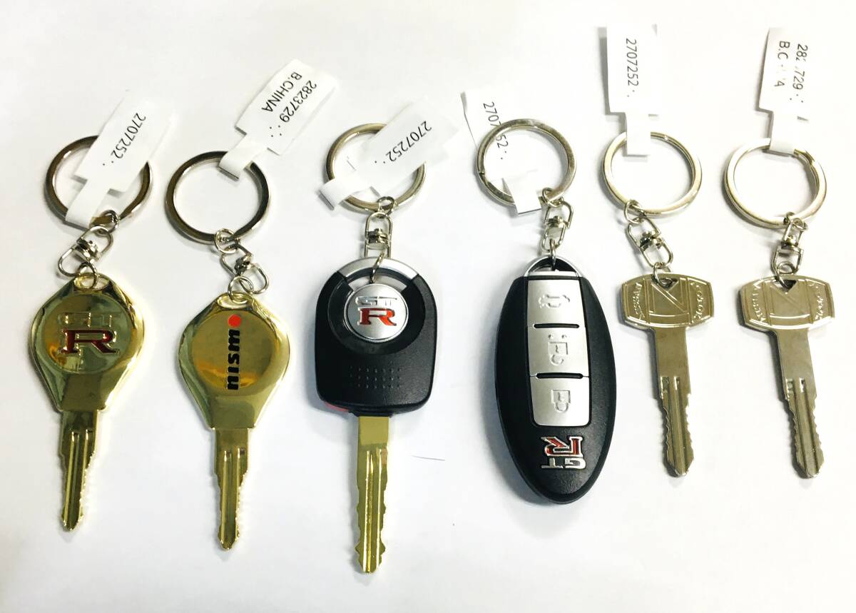 キーホルダー 全6個セット 「なりきりオーナーシリーズ 日産 歴代GT-R コレクタブルキー」 車_画像1