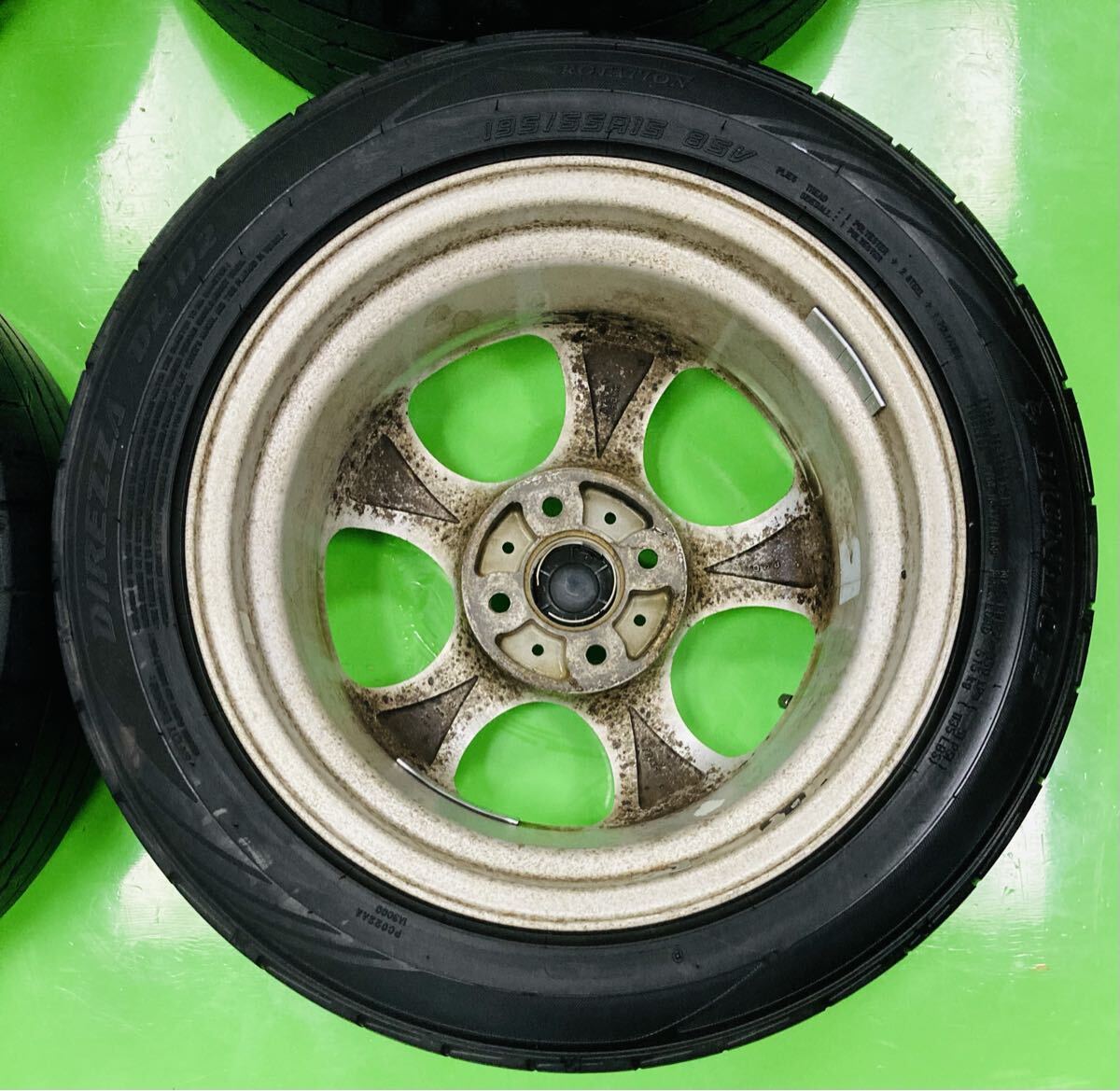 WORK Work NEZARTnetsaruto колесо с шиной 4шт.@195/55R15 дюймовый 2018 год 15×7 J офсет 35 PCD100