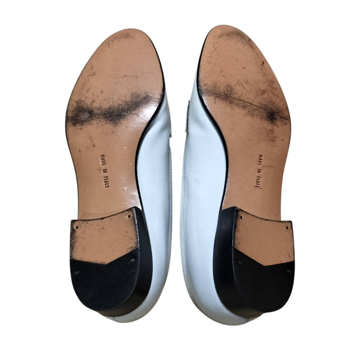 Salvatore Ferragamo サルヴァトーレフェラガモ ローファー パンプス ガンチーニ 白 ホワイト 21㎝_画像5