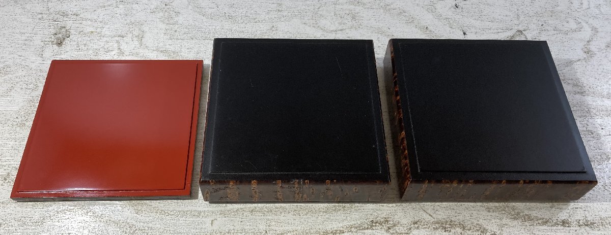 【紫波68-4-1015】【中古/60】未使用 秋田角館 樺細工 胴盛2段重箱_画像3