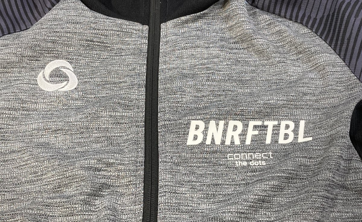 【紫波58-4-1021】【現状販売/60】bonera ジャージ上 Mサイズ  ブラック ポリエステル100%_画像6