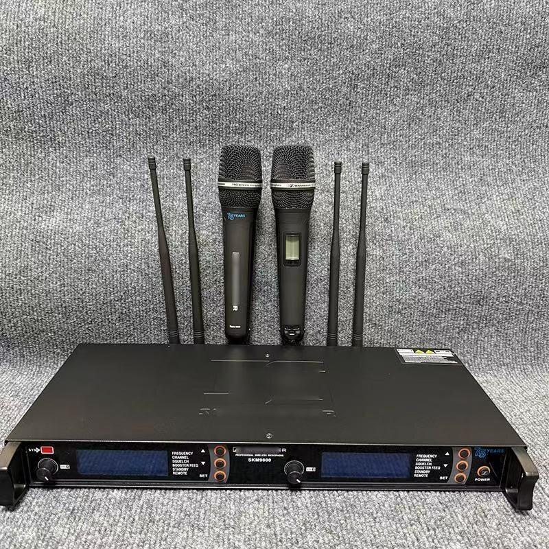 SKM9000 75 周年記念モデル ワイヤレスマイク 1 対 2 UHF 帯 トゥルーダイバーシティ ステージ演出用_画像4