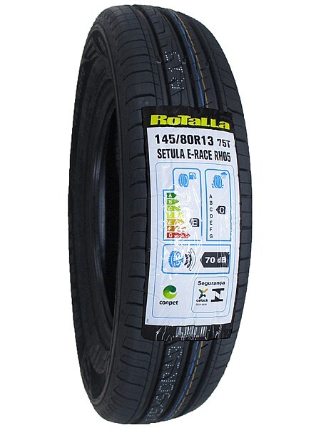145/80R13 4本セット 2025年製造 新品サマータイヤ RoTaLLa SETULA E-RACE RH05 送料無料 145/80/13_画像3