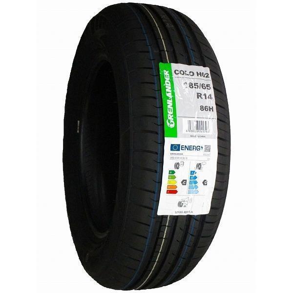 185/65R14 2本セット 2025年製造 新品サマータイヤ GRENLANDER COLO H02 送料無料 185/65/14_画像3