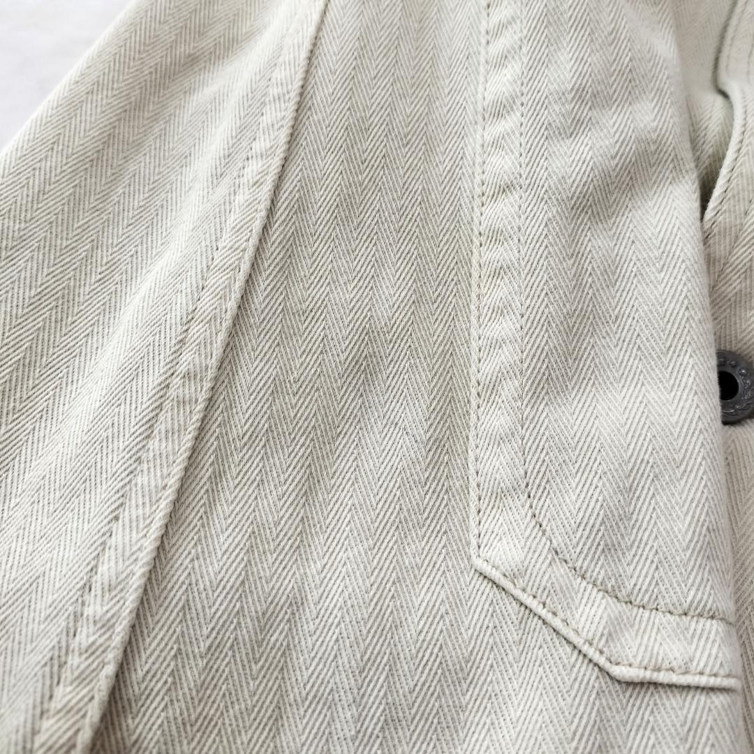 RRL ガーメントダイドニットヘリンボーンショップコート M ダブルアールエル メンズ GARMENT DYED HERRING BONE SHOP COAT カバーオール_画像8