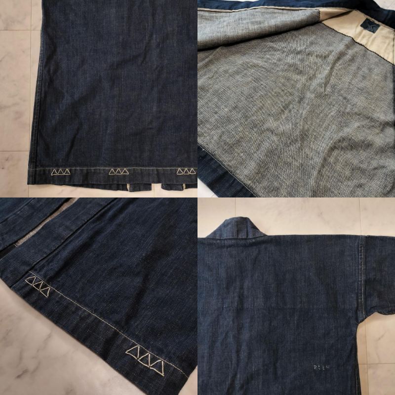 希少 2012年 visvim 初期 ICT SANJURO kimono(luxsic) 1 メンズ ヴィズヴィム サンジュウロウキモノ 中村ヒロキ Hiroki Nakamura 日本製_画像9