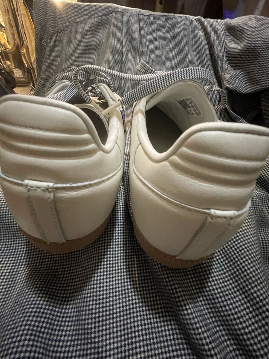  Vintage переиздание adidas Adidas samba белый / темно-синий спортивные туфли 29.5cm
