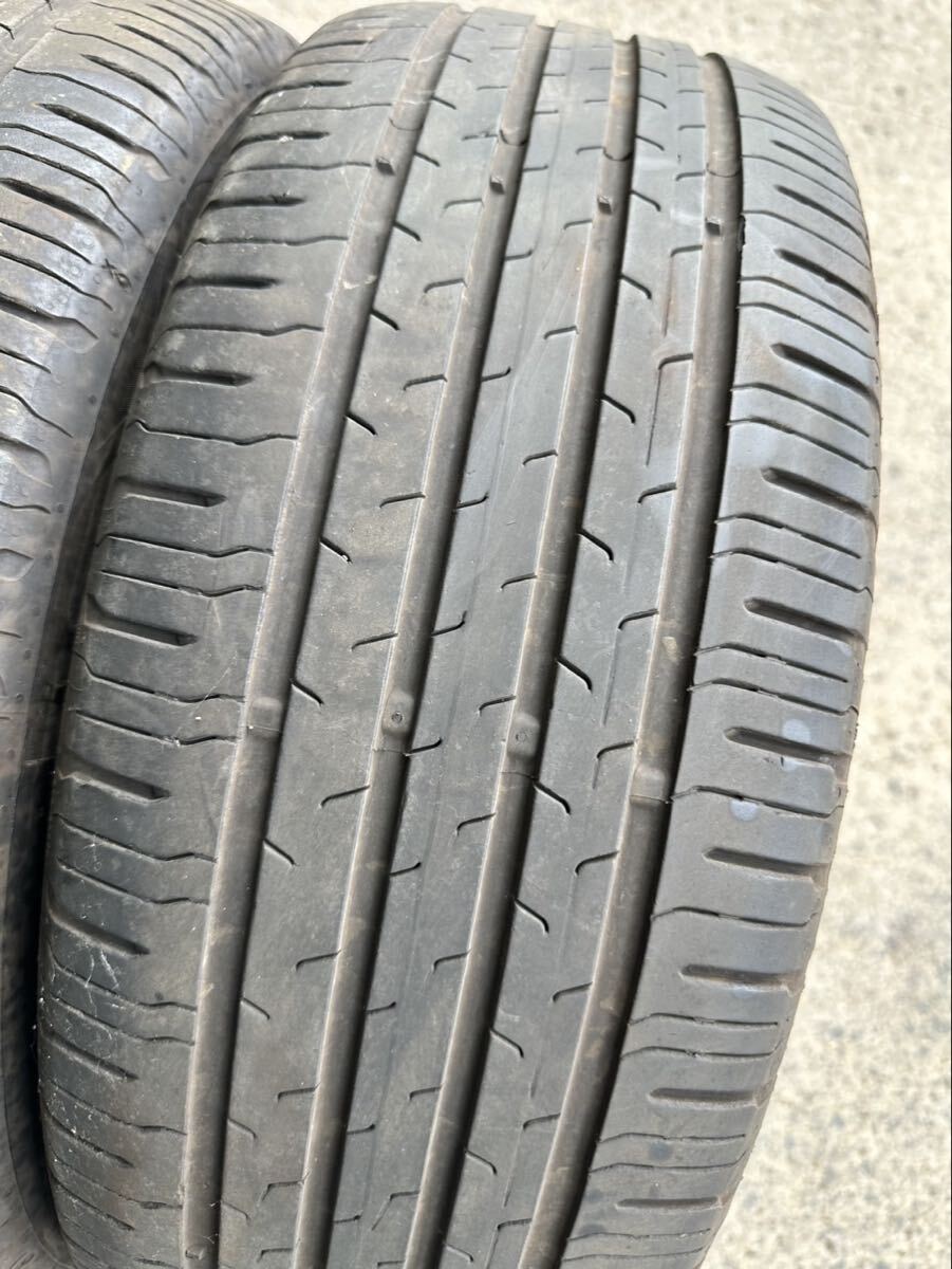 215/55R17 Continental コンチネンタル EcoContact6 2021年製 AO アウディ承認タイヤ 2本 _画像3