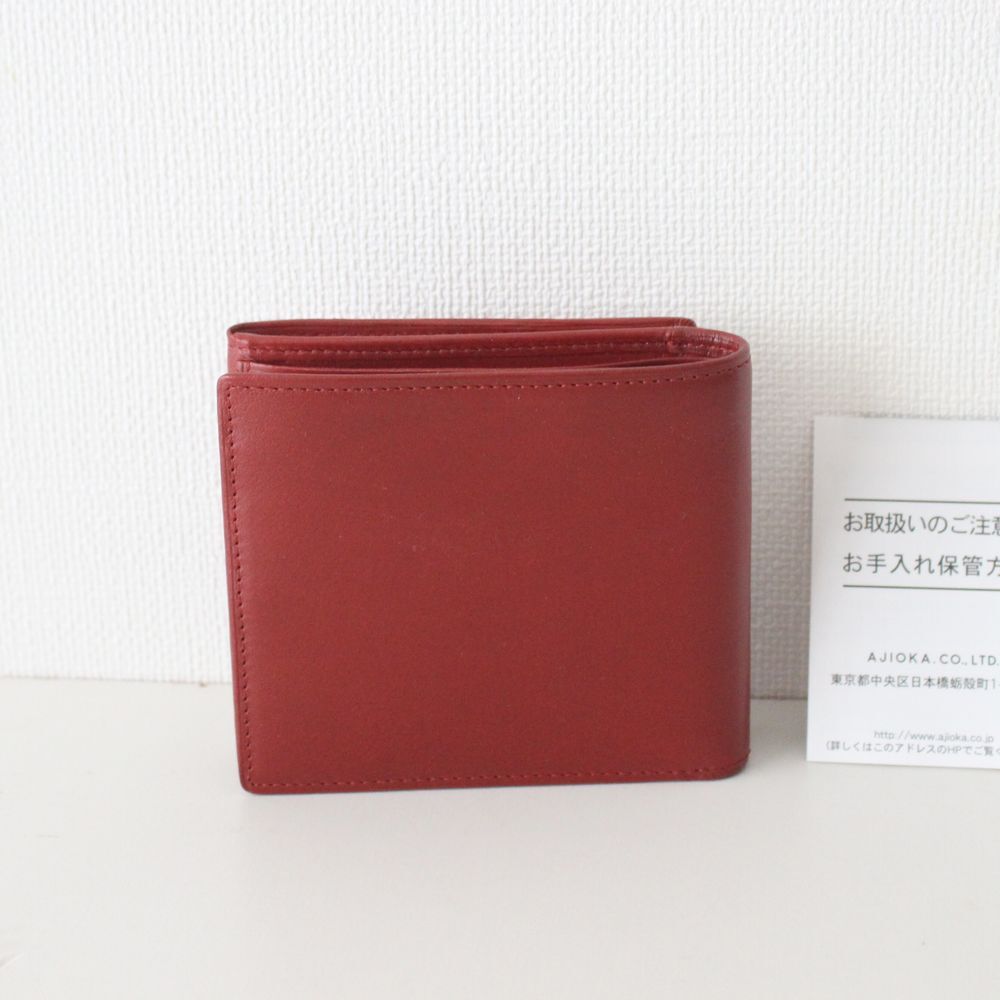 新品GANZOガンゾFicoフィーコ 本革 牛革 レザー 二つ折り財布 ボックス小銭入れ 定価17,600円_画像1