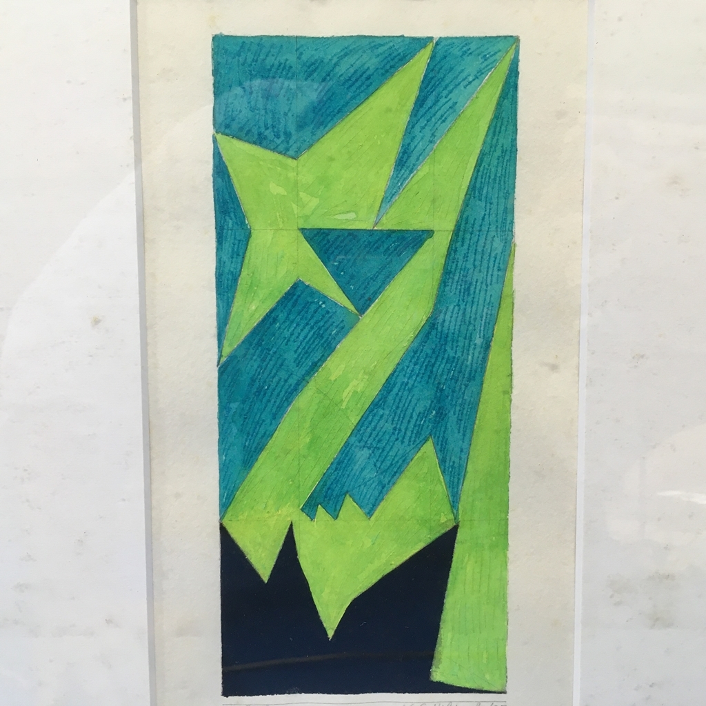 『彦坂尚嘉 肉筆水彩画 2点 Shingun/wakaba』サイン 1987 額装《真作》kankando_画像6