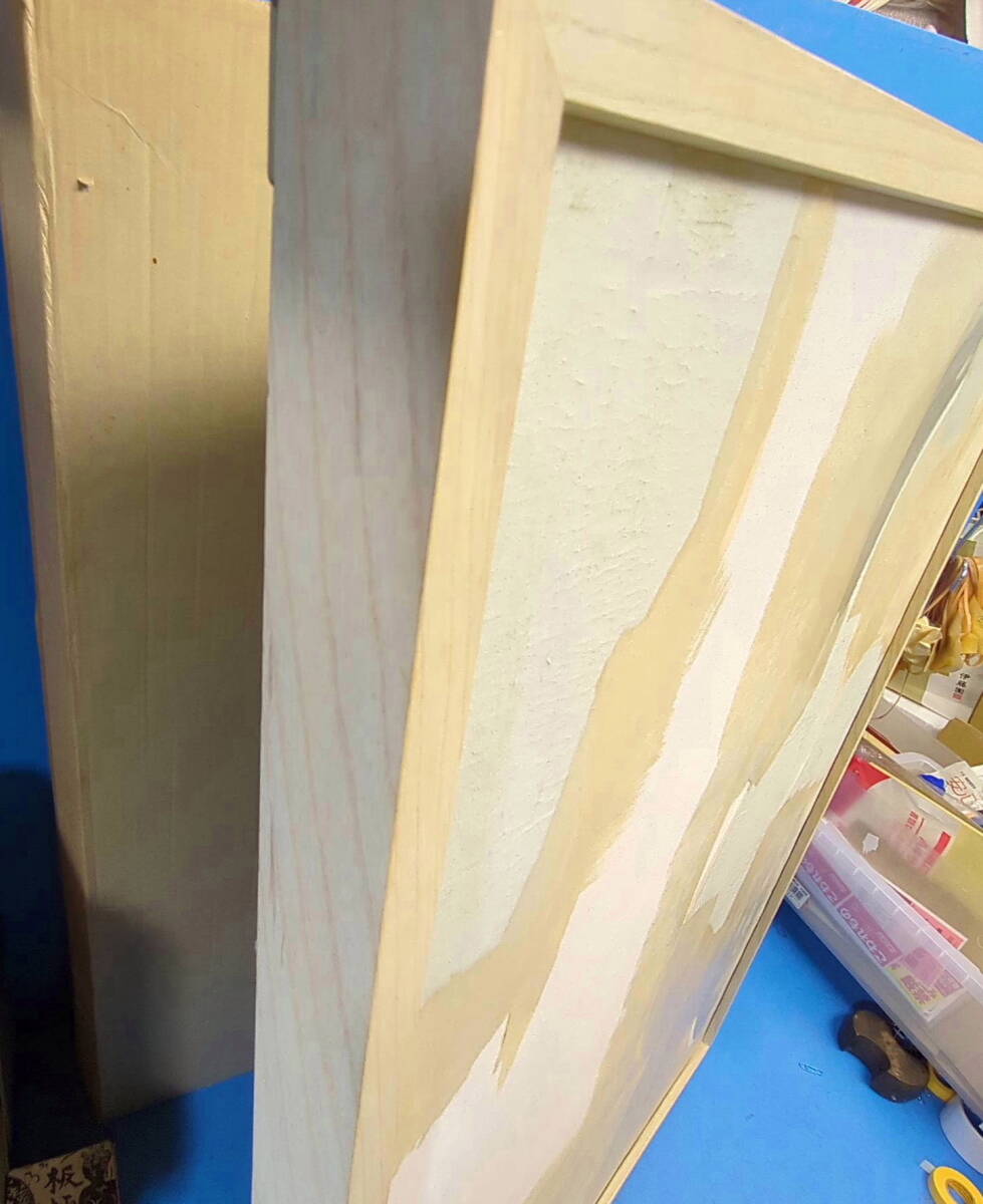 【祐成勝枝 油彩40号 抽象】99cm×70cm 裏にK.S サイン 1994 額装《真作》kankando_画像4