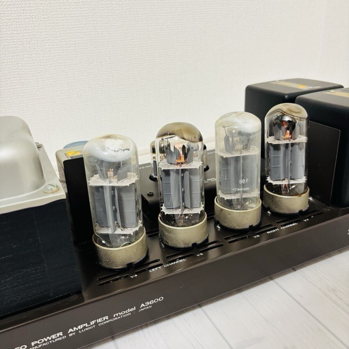 【通電確認済み】 LUXMAN LUXKIT 真空管 パワーアンプ A3600 現状品 ラックスマン ラックスキット 真空管アンプ_画像9