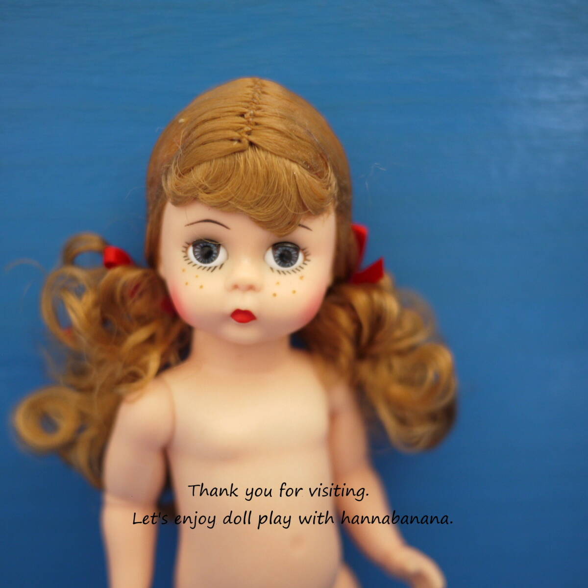 201* マダムアレクサンダー 8インチドール ウェンディ ヌード ニアミント 赤ずきんちゃん箱入り 75周年記念_画像1