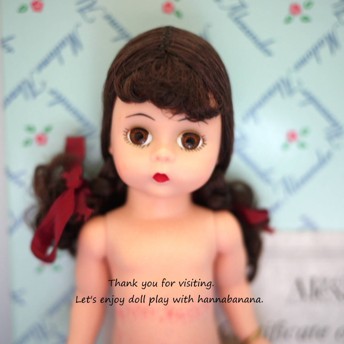 250* マダムアレクサンダー 8インチドール ウェンディ ヌード 箱入り 未使用ミント 大草原の小さな家ローリー リミテッドエディション_画像1