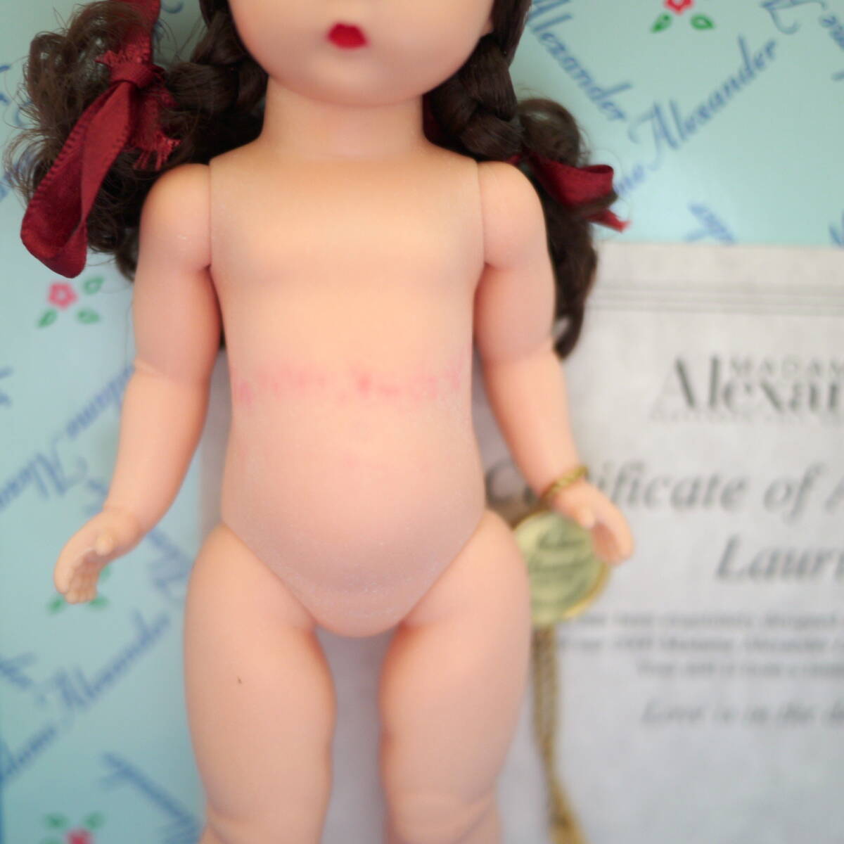 250* マダムアレクサンダー 8インチドール ウェンディ ヌード 箱入り 未使用ミント 大草原の小さな家ローリー リミテッドエディション_画像3