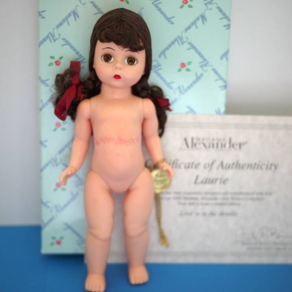 250* マダムアレクサンダー 8インチドール ウェンディ ヌード 箱入り 未使用ミント 大草原の小さな家ローリー リミテッドエディション_画像2