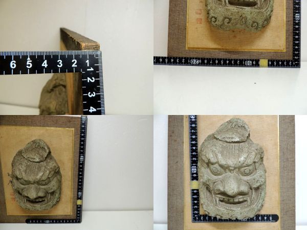 破魔瓦 柴田勝家 飾面 福井技研工業 talisman tile for interior decoration 縦1.3cm×横25cm×高29.5cm 壁掛け 魔除け/80サイズ_画像8