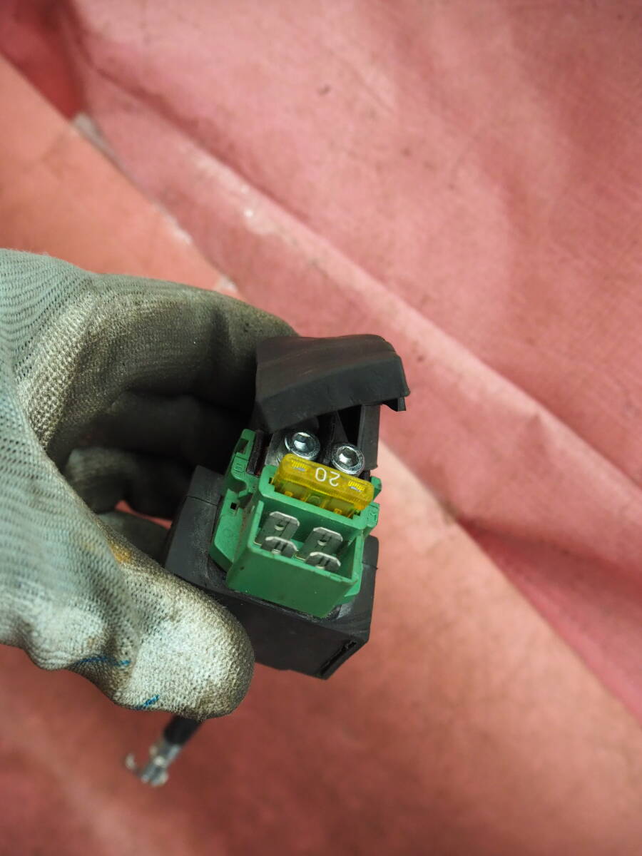 (1台分解)　実動 !!　 FTR223 純正　セルリレー　電装　スターター　セルモーター MC34 60XAAA33_画像2