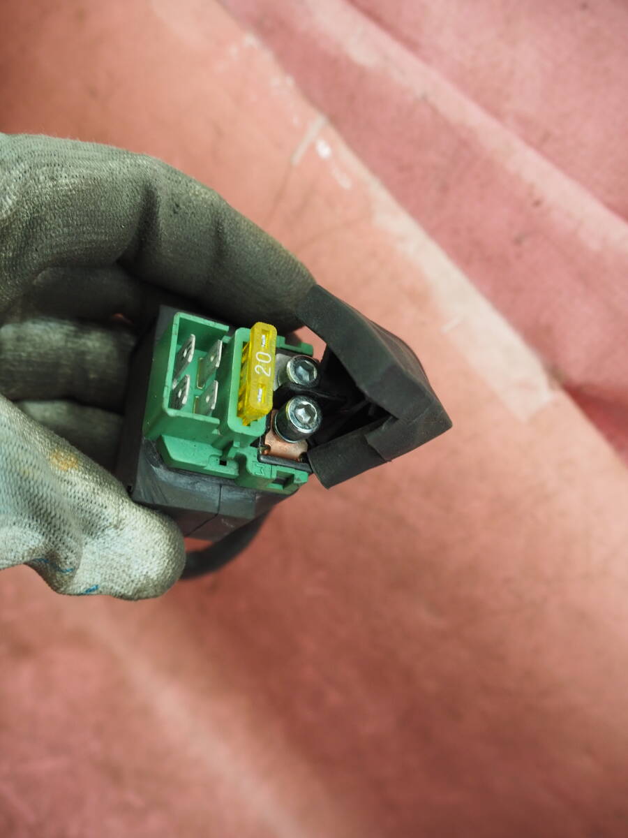 (1台分解)　実動 !!　 FTR223 純正　セルリレー　電装　スターター　セルモーター MC34 60XAAA33_画像4