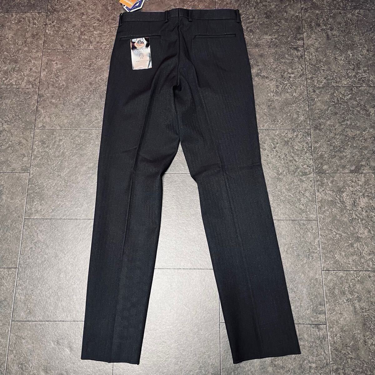 W88 カンサイ 極厚 極暖 防風 3層 裏起毛 ストレッチ ノータック ロングパンツ スラックス 冬 防寒 新品 送料無料 ゴルフ ブラック 黒_画像3