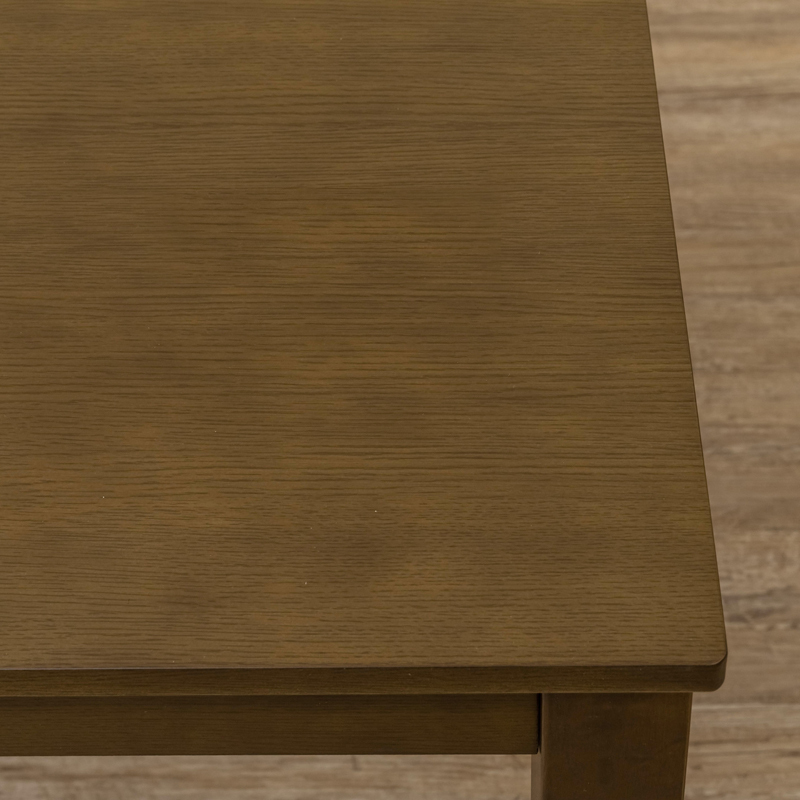 ダイニングテーブル 115cm幅 木製 デスクとしても シンプル モダン 長方形 小さめ VTM-115 ダークブラウン(DBR)_画像3