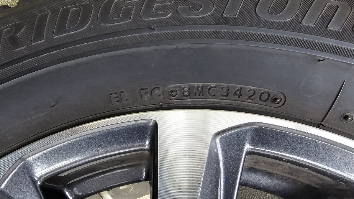 30系 アルファード ヴェルファイア　純正　スタッドレス　ブリヂストン　ブリザック　VRX 225/60R17 4本セット　室内保管品_画像5