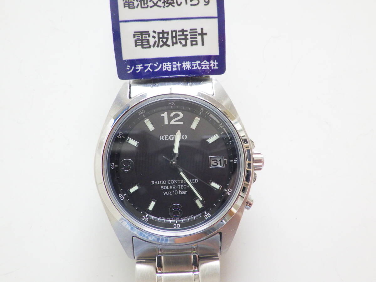 CITIZEN シチズン レグノ 電波ソーラー メンズ 腕時計 H415-S057515 #1227_画像1