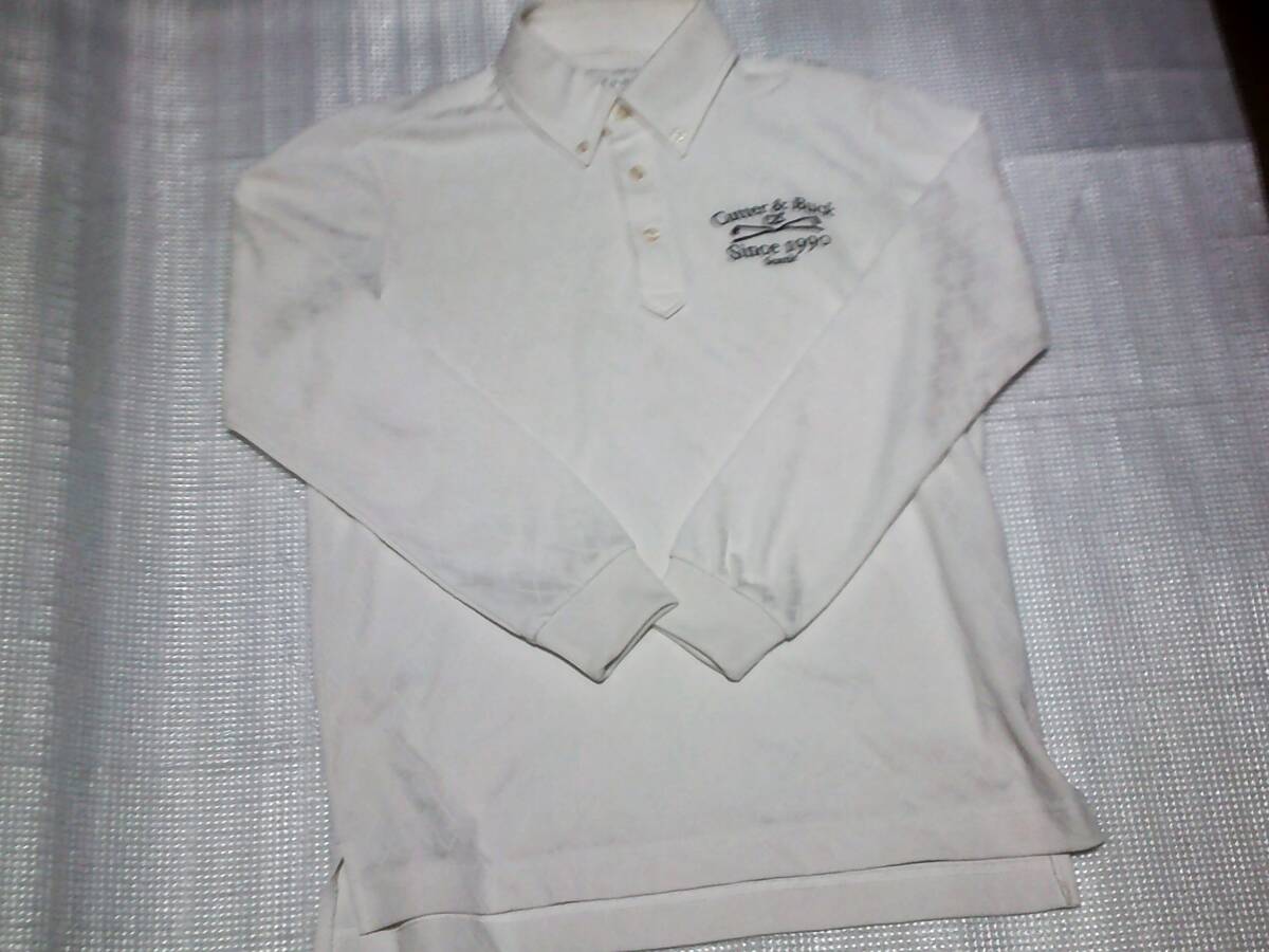 CUTTER&BUCK カッター＆バック　長袖ボタンダウンシャツ　サイズM_画像2