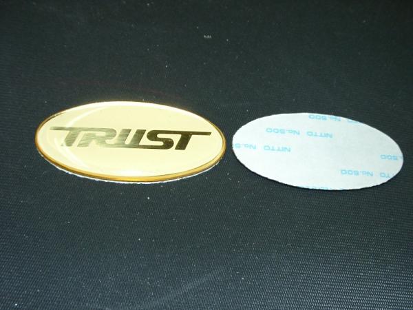 ★　８７年 当時物　トラスト スポーツ！エンブレム！白色・２個・新品・送料110円_画像2