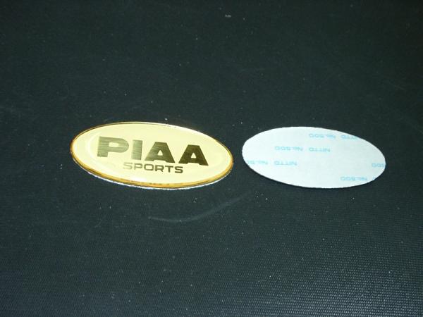 ★　87年 当時物　！ ＰＩＡＡ スポーツ！エンブレム！白色・２個・新品・送料110円_画像2