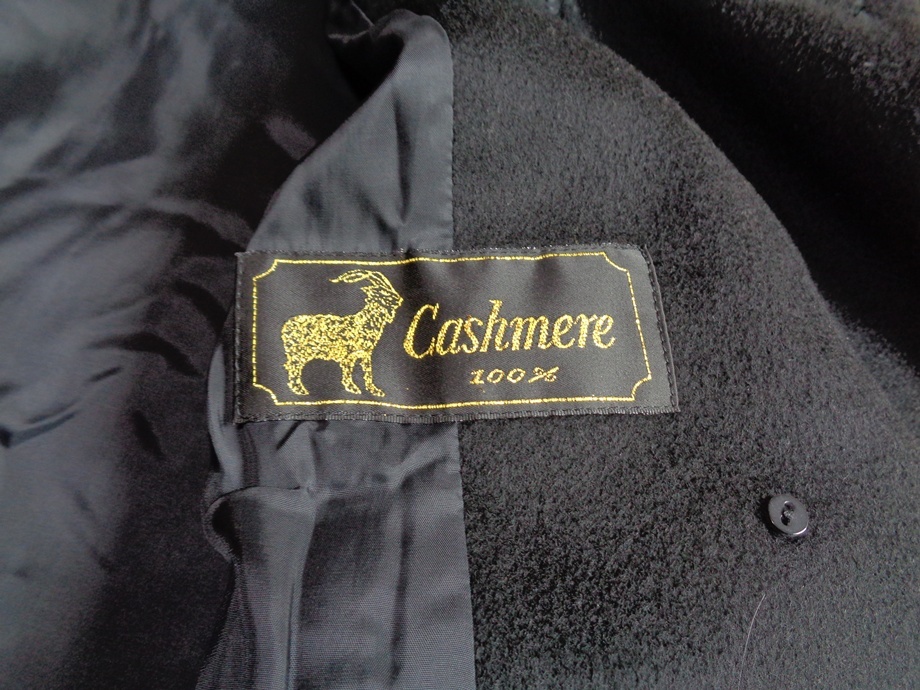 カシミヤ コート 一部ミンクあり Mサイズ バスト79~87cm 身長154~162cm アパレル 上着 アウター レディース 秋物 冬物 女性 レディース 服_画像4