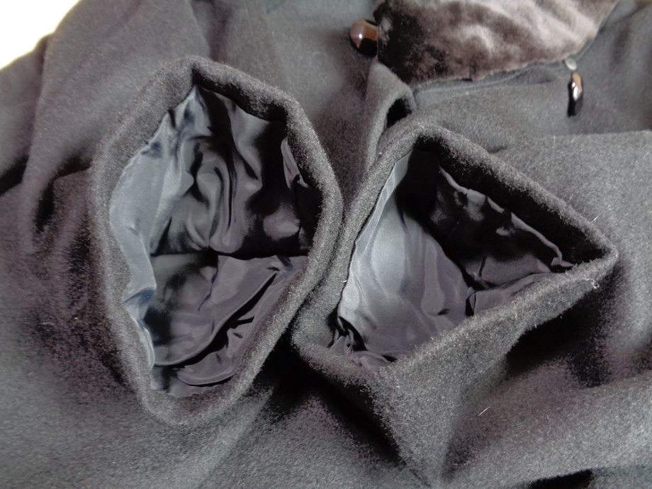 カシミヤ コート 一部ミンクあり Mサイズ バスト79~87cm 身長154~162cm アパレル 上着 アウター レディース 秋物 冬物 女性 レディース 服_画像5