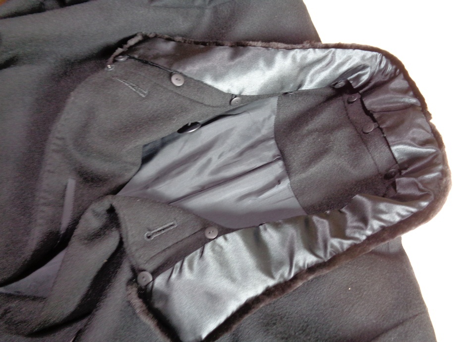 カシミヤ コート 一部ミンクあり Mサイズ バスト79~87cm 身長154~162cm アパレル 上着 アウター レディース 秋物 冬物 女性 レディース 服_画像7