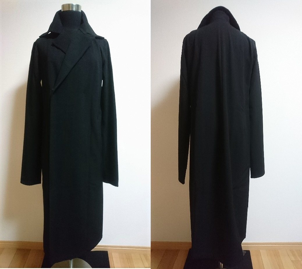 Y's　ワイズ★ロングコート★黒★美品_画像4