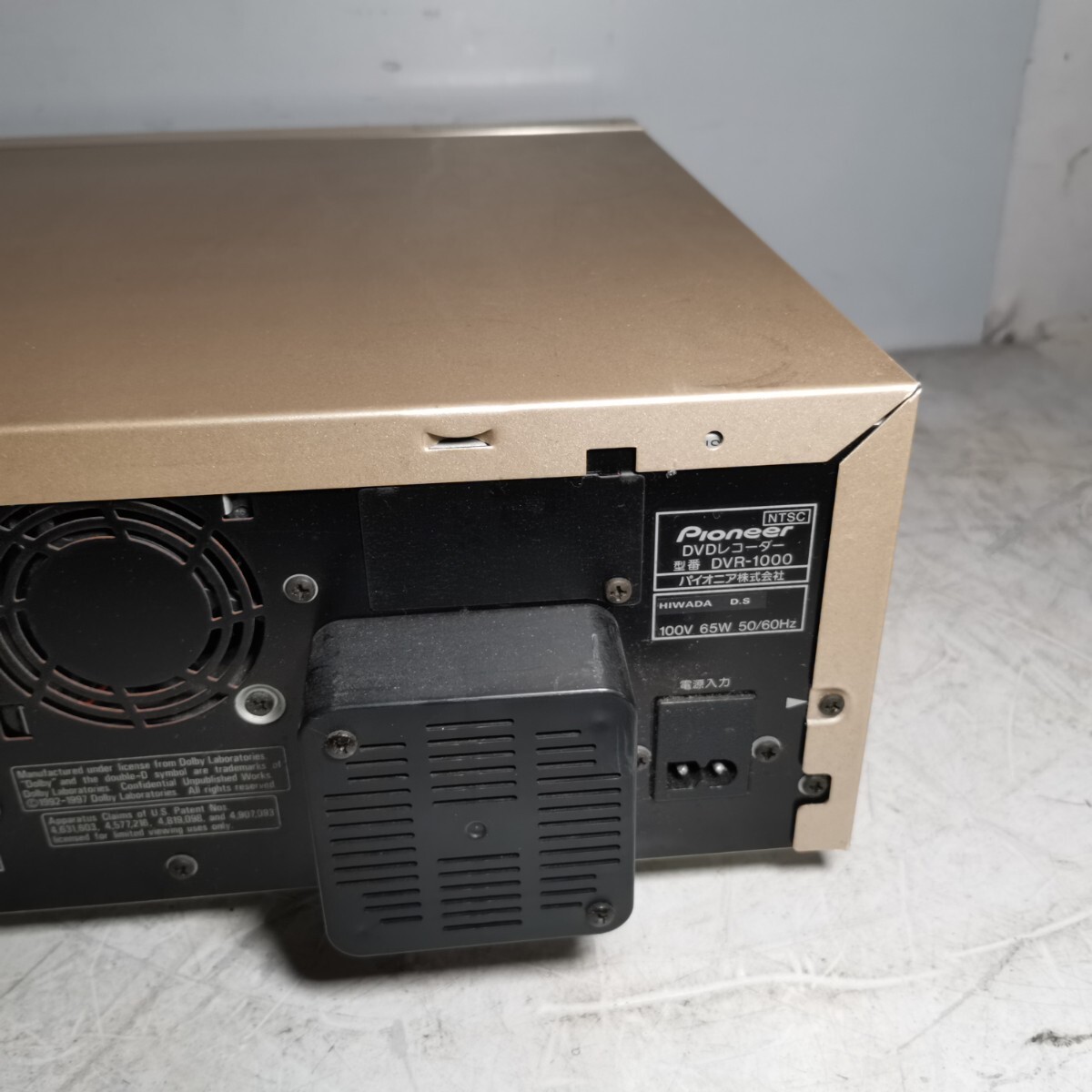 Pioneer DVR-1000 DVDレコーダー ジャンク扱い