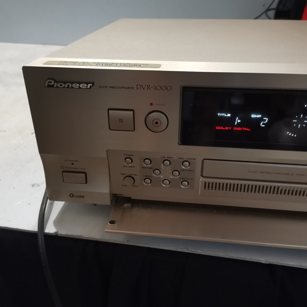 Pioneer DVR-1000 DVDレコーダー ジャンク扱い