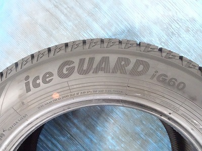 ヨコハマ iceGUARD iG60 205/60R16 96Q★9分山 2024年製 4本価格 スタッドレス【福島発 送料無料】FUK-F17594★冬_画像8