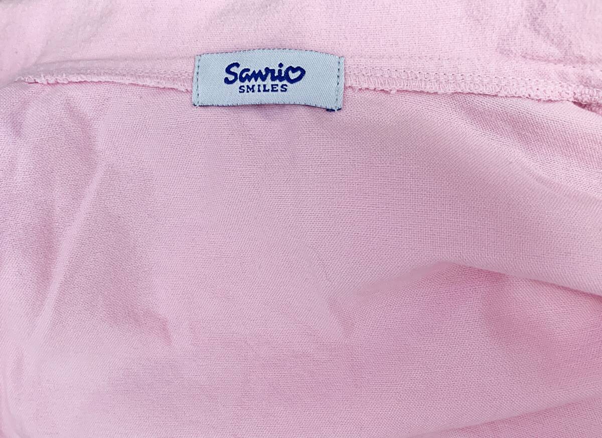 ●ハローキティ 長袖ルームワンピース ピンク/チューリップ柄/綿100%　●サンリオ　Hello Kitty_画像7