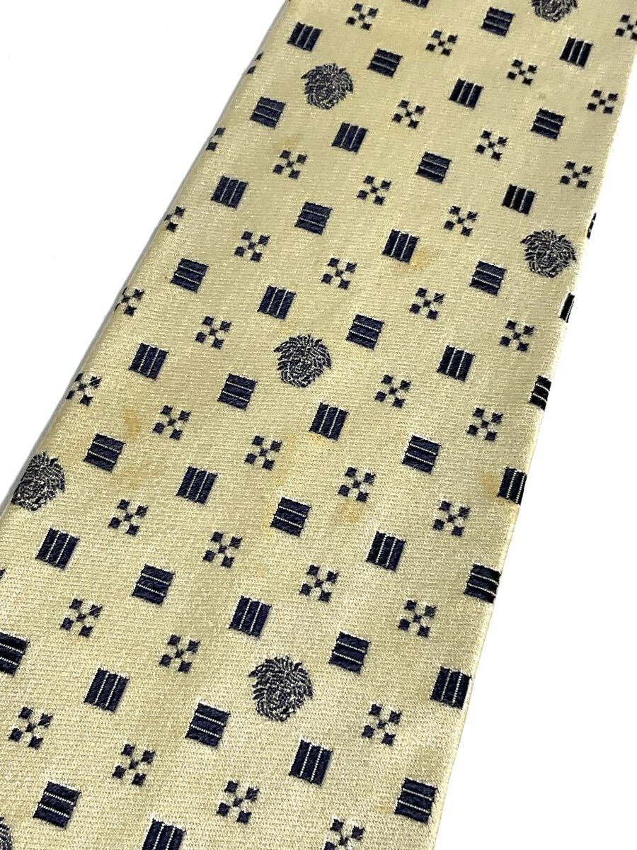 14 ○ ヴェルサーチ VERSACE ネクタイ 5本セット メデューサ 柄 送料185円〜(追跡付)ブランドネクタイ まとめ ヴェルサーチェ _画像8