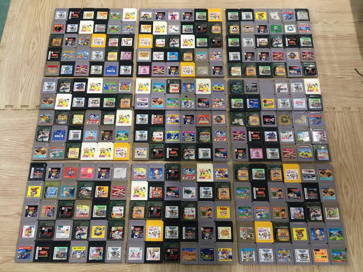 154)ジャンク ゲームボーイ ソフト　GB GameBoy　270個 大量まとめて　 