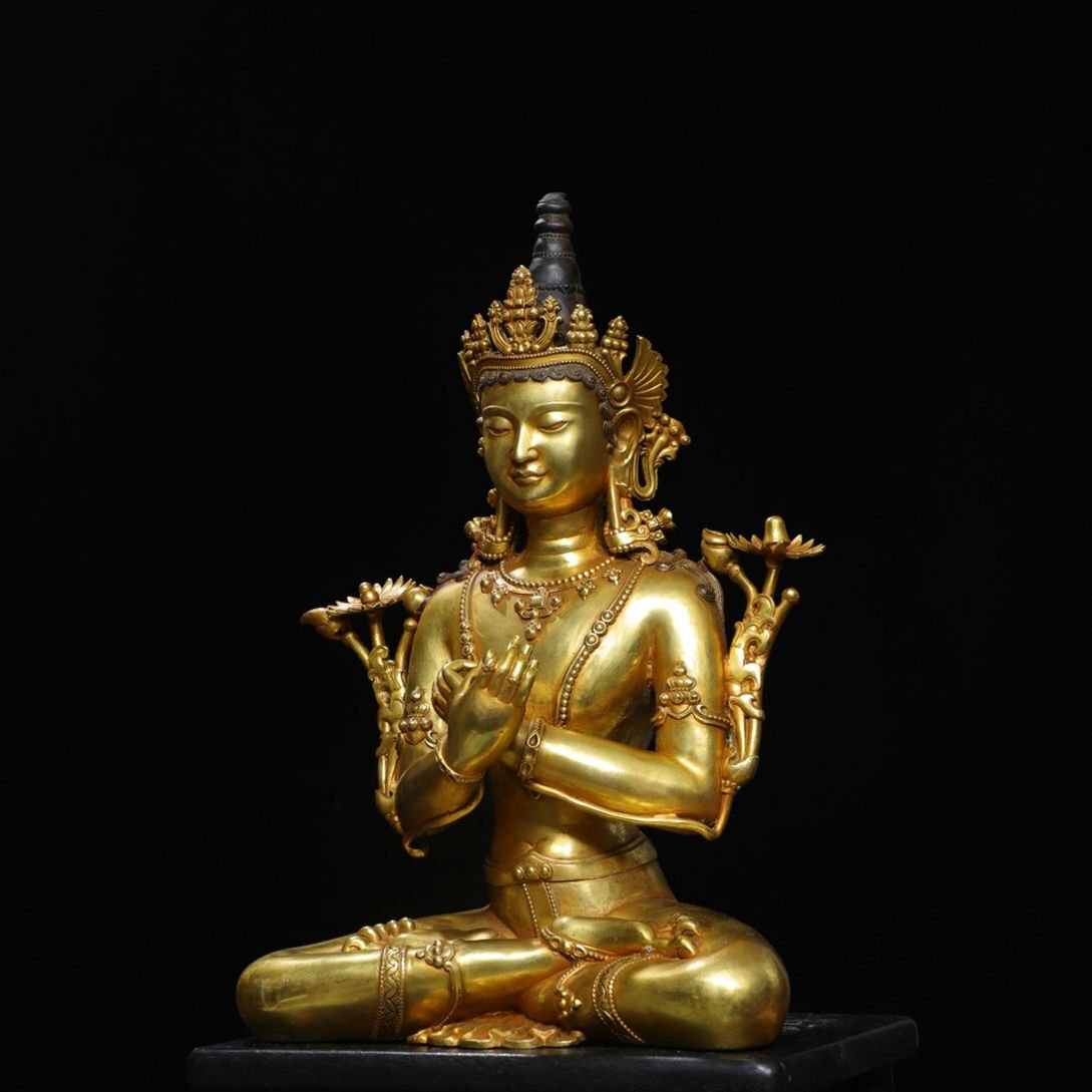 #. сердце * времена старый магазин #R662 Kiyoshi времена медь краска золотой раз . изображение Будды структура изображение умение скульптура * буддизм старый изобразительное искусство * изображение Будды * маленький . умение * негодный храм старый магазин * негодный храм покупка лот