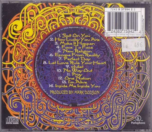 SKIN / Lucky /EU盤/中古CD!!81769_画像3