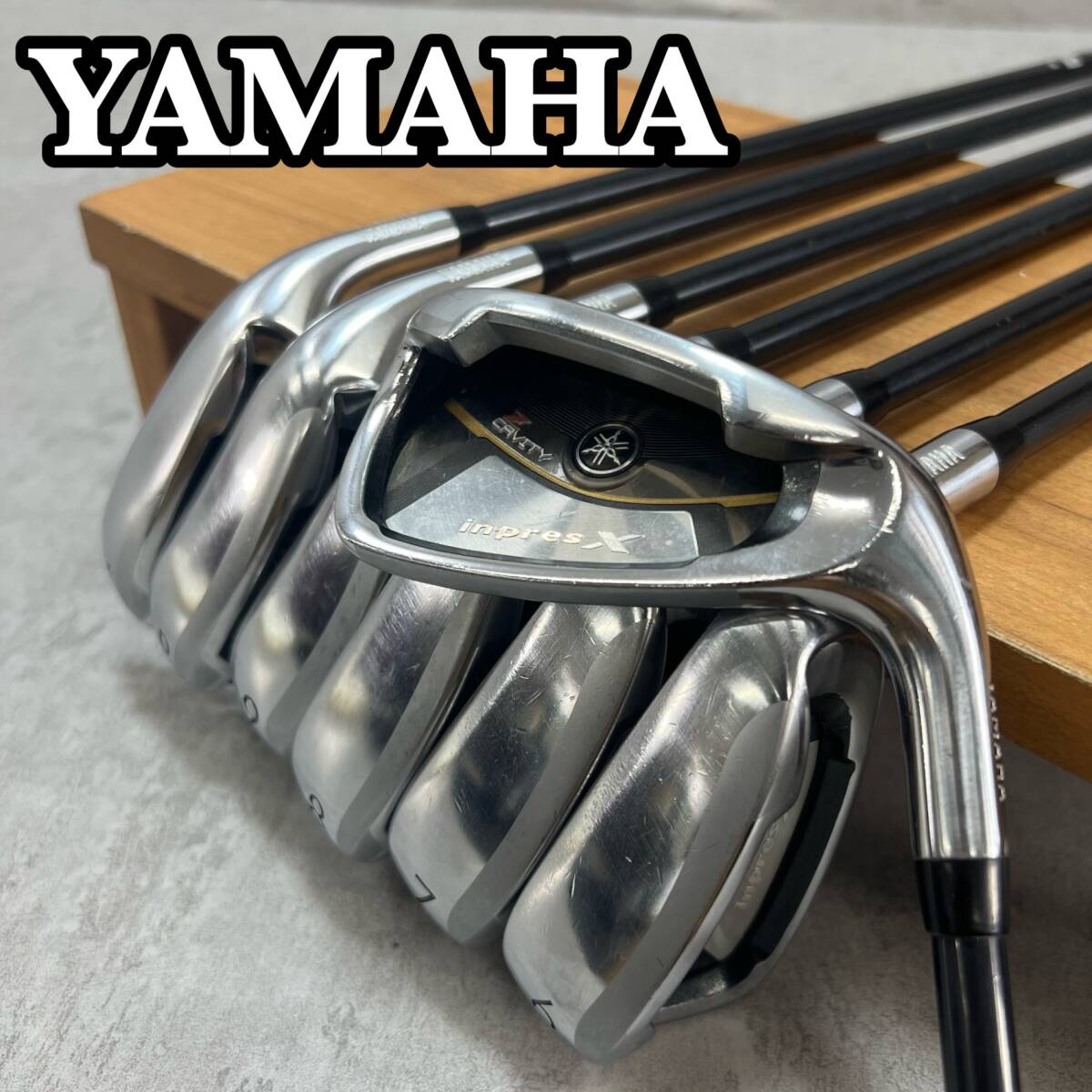 ヤマハ　インプレスX　Zキャビティ　メンズゴルフ　アイアンセット　7本　右利き用　R　YAMAHA　inpres　CAVITY_画像1