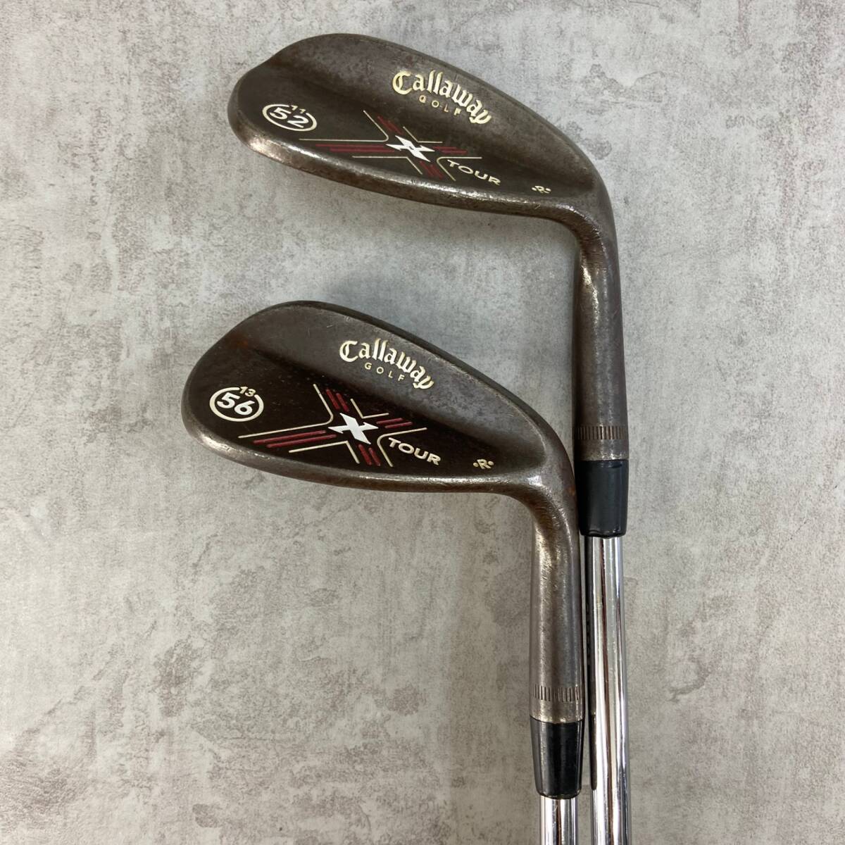 キャロウェイ　X　TOUR　メンズゴルフ　ウェッジセット　2本　S　右利き用　52°　56°　ノンメッキ　Callaway_画像2