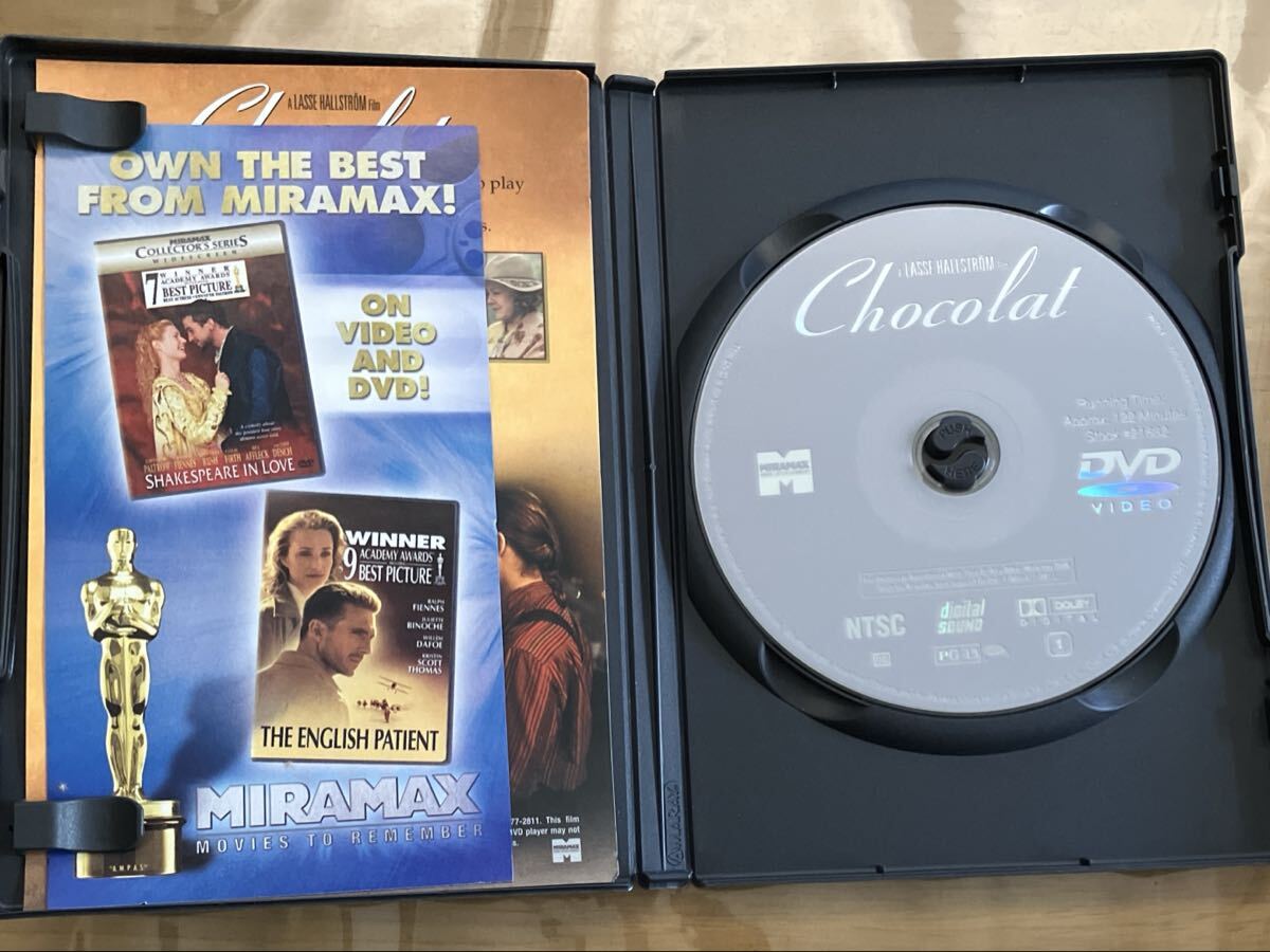 中古DVD北米版・Chocolat コレクターズシリーズ-ショコラ・送料込_画像3