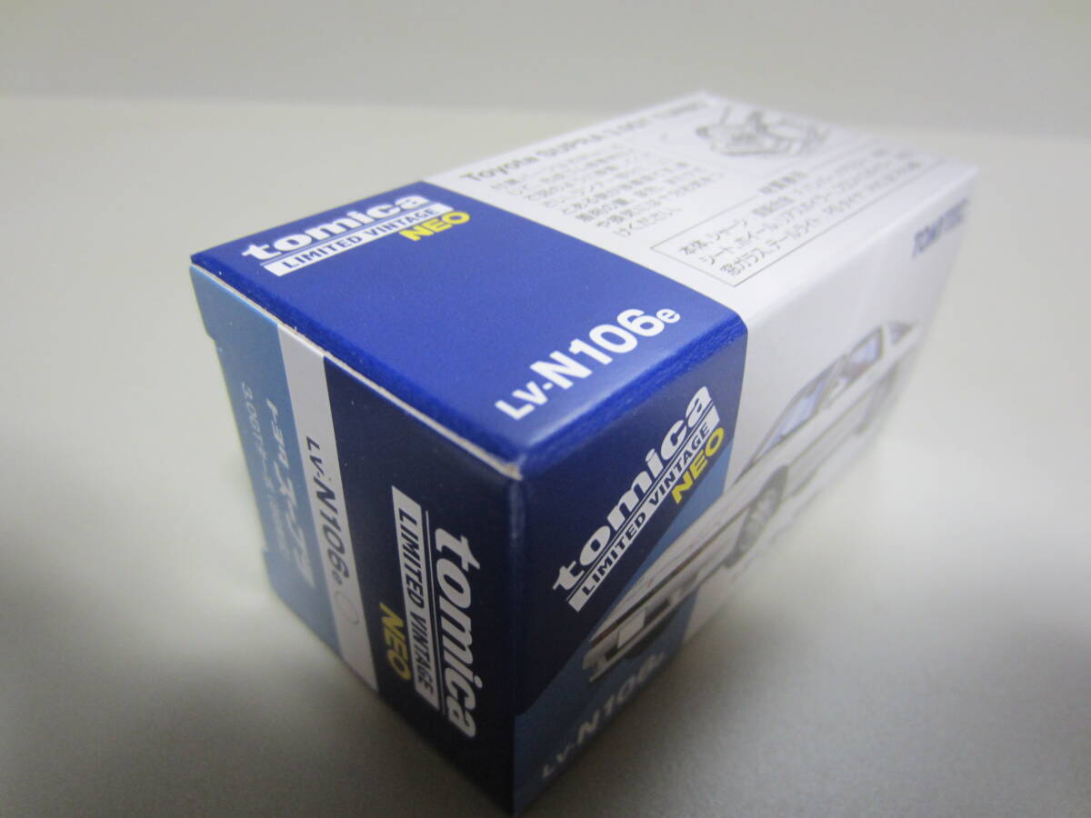 トミカリミテッド　ヴィンテージ　ネオ　LV-N106e　トヨタ　スープラ　3.0GT　ターボ（86年式）　_画像2