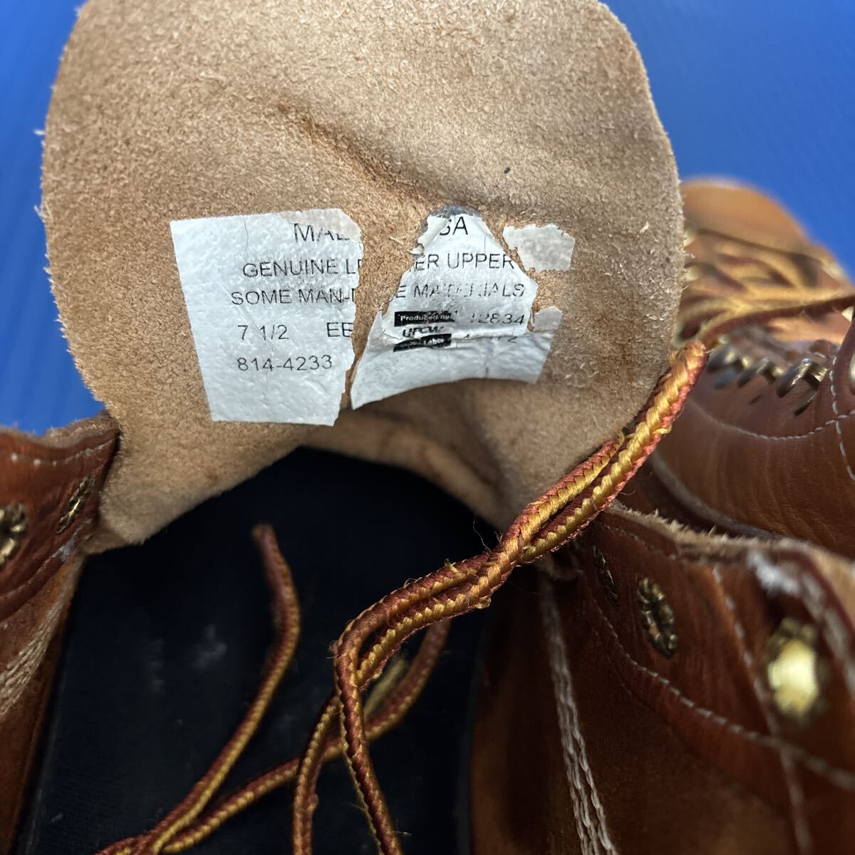 Thorogood メンズ アメリカンヘリテイジ レーストゥートゥ ルーファーブーツ US サイズ: 7.5 カラー: ブラウン Made in USA_画像3