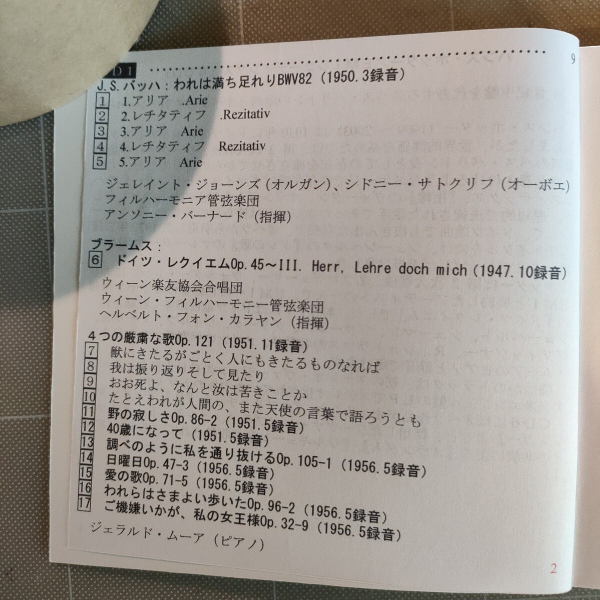 ハンス・ホッター/EMI レコーディングス (6CD)_画像6