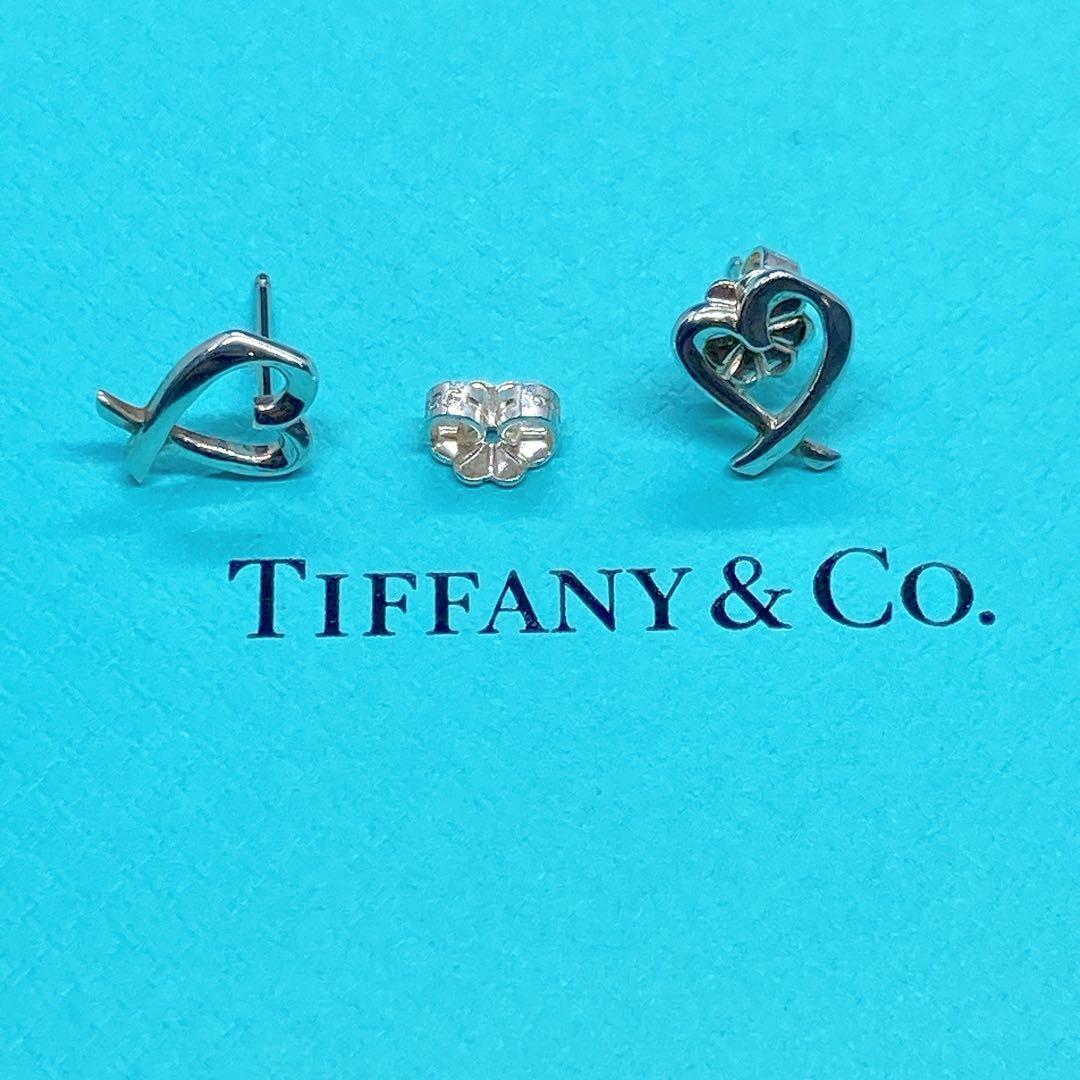 【美品】ティファニー ラビングハート ピアス SV925 シルバー 定番 人気_画像5