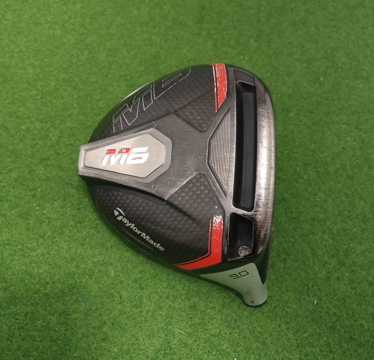 【訳あり】TaylorMade M6 ドライバー 9.0° ヘッド ヘッドカバーなし テーラーメイド ヘッドのみ 単品 送料無料_画像2